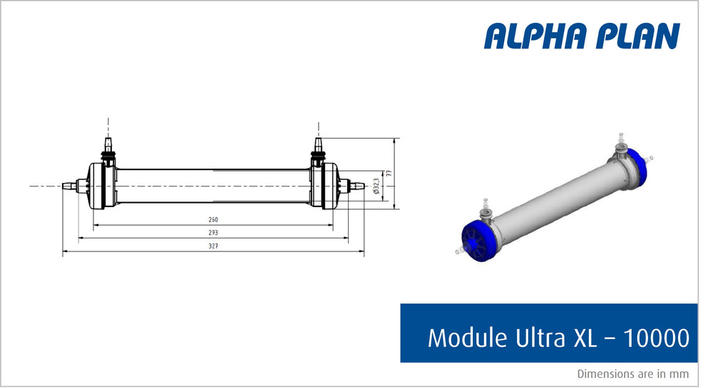 
                  
                    Hollow fiber filter - Ultra XL - 10000 / 20 kDa
                  
                